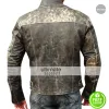 Antique Men's Hooligan Distressed Retro Leather Jacket Antique Men's Hooligan Distressed Retro Leather Jacket