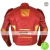Mens Ironman Motorcycle Red Costume Jacket Mens Ironman Motorcycle Red Costume Jacket