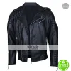 Prestige Homme MR18 Black Biker Quilted Jacket Prestige Homme MR18 Black Biker Quilted Jacket