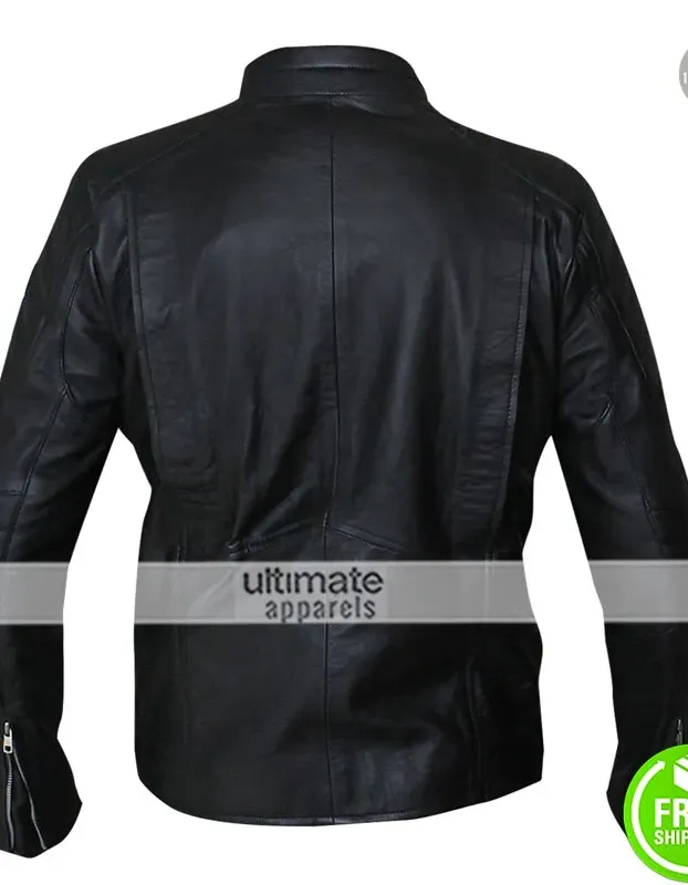Punisher Black Skull Cosplay Biker Leather Jacket Punisher Black Skull Cosplay Biker Leather Jacket