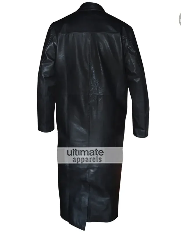 Sting Returns 2015 WWE Long Black Leather Coat Sting Returns 2015 WWE Long Black Leather Coat