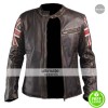 UK Flag Vintage Mens Motorcycle Cafe Racer Jacket UK Flag Vintage Mens Motorcycle Cafe Racer Jacket