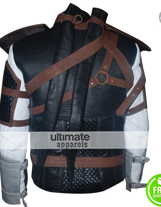 Geralt Witcher 3 Wild Hunt Warrior Costume Jacket Geralt Witcher 3 Wild Hunt Warrior Costume Jacket