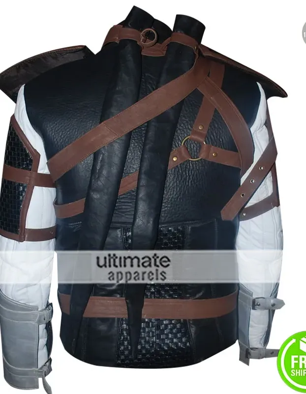 Geralt Witcher 3 Wild Hunt Warrior Costume Jacket Geralt Witcher 3 Wild Hunt Warrior Costume Jacket