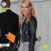 Billie Piper Black Biker Leather Jacket