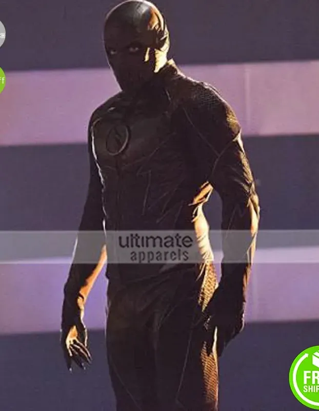 Flash Evil Zoom Hunter Zolomon Black Costume Jacket Flash Evil Zoom Hunter Zolomon Black Costume Jacket