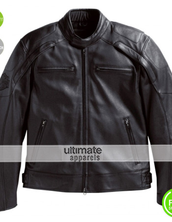 Reflective Skull Biker Men Jacket