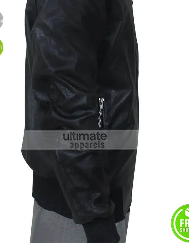 Point Break Edgar Ramirez (Bodhi) Black Bomber Jacket Point Break Edgar Ramirez (Bodhi) Black Bomber Jacket