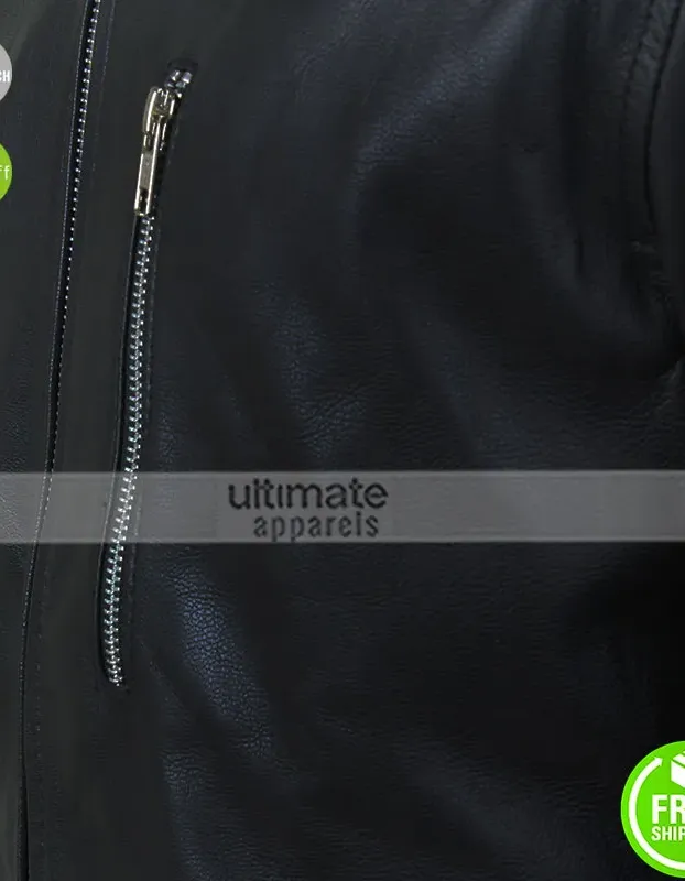 Point Break Edgar Ramirez (Bodhi) Black Bomber Jacket Point Break Edgar Ramirez (Bodhi) Black Bomber Jacket