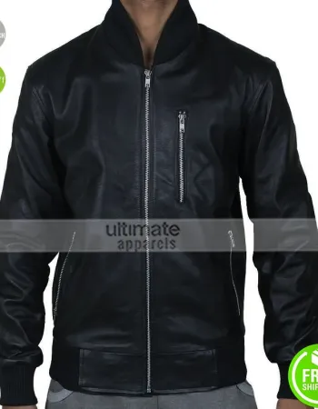 Point Break Edgar Ramirez (Bodhi) Black Bomber Jacket