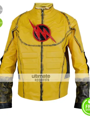 The Reverse Flash Lightning Yellow Jacket Costume