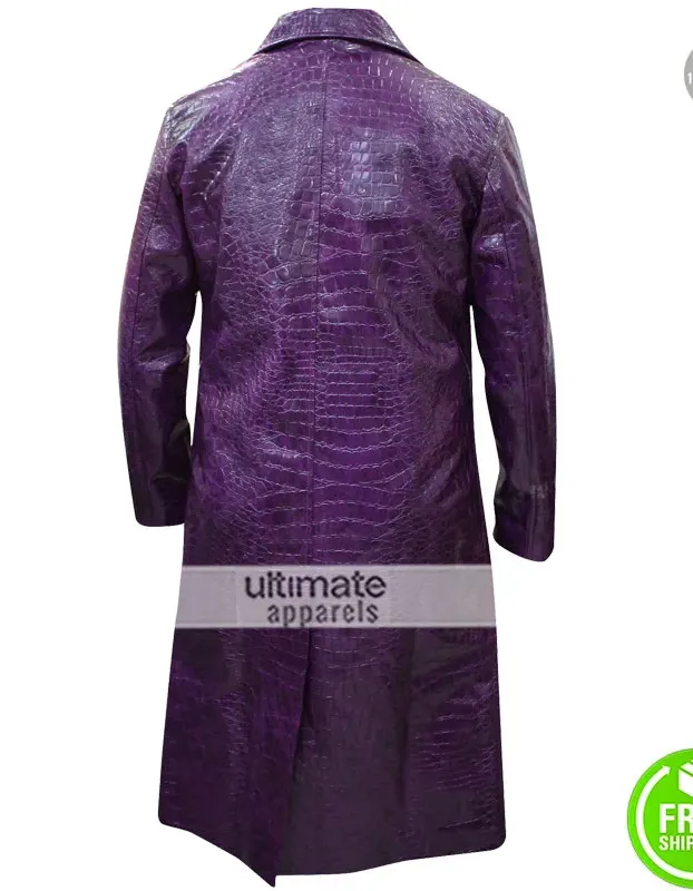 Jared Leto Suicide Squad Crocodile Joker Coat Jared Leto Suicide Squad Crocodile Joker Coat