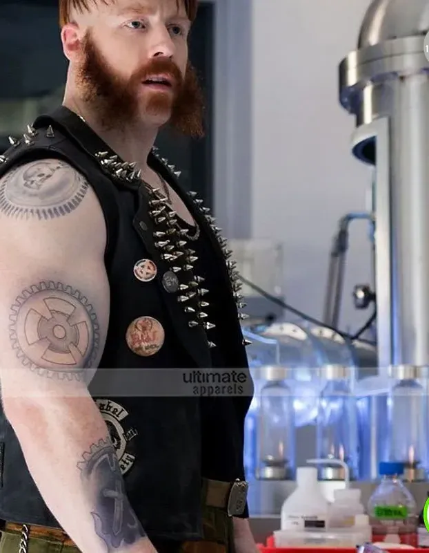Sheamus TMNT 2 Rocksteady Biker Vest