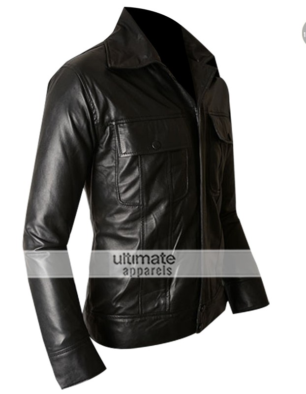 Elvis Presley The King Black Leather Jacket Elvis Presley The King Black Leather Jacket