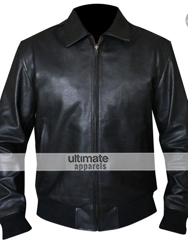 Happy Days Fonzie Brown Bomber Leather Jacket