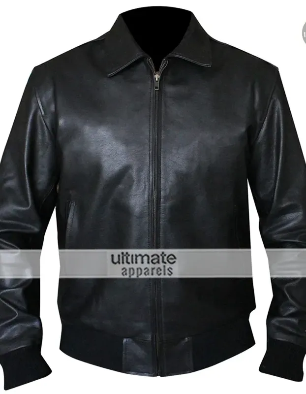 Happy Days Fonzie Brown Bomber Leather Jacket