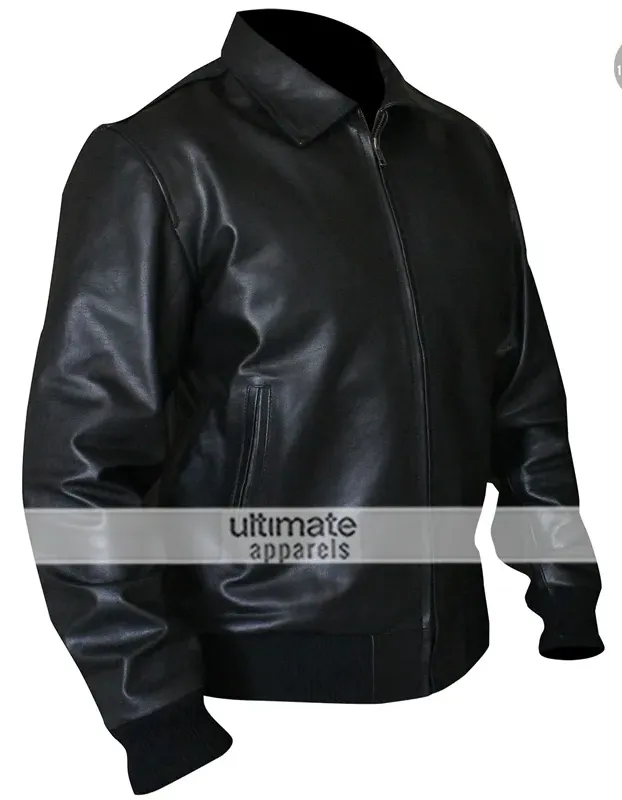 Happy Days Fonzie Brown Bomber Leather Jacket