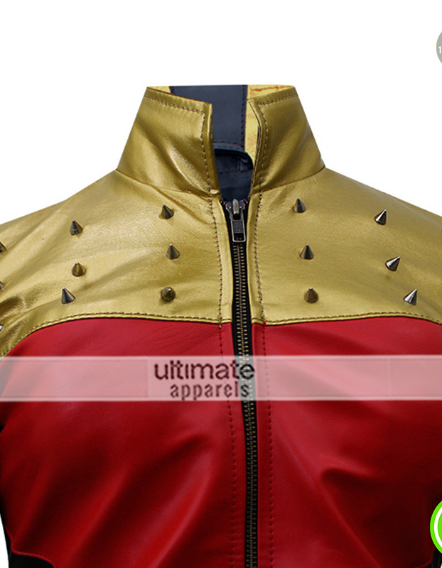 Harley Quinn Gods Among Us Kiss This Costume Jacket