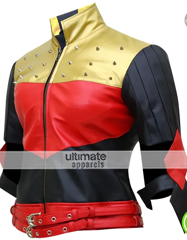 Harley Quinn Gods Among Us Kiss This Costume Jacket Harley Quinn Gods Among Us Kiss This Costume Jacket