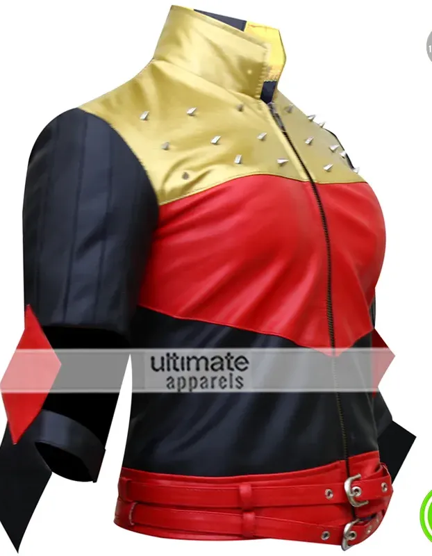 Harley Quinn Gods Among Us Kiss This Costume Jacket Harley Quinn Gods Among Us Kiss This Costume Jacket