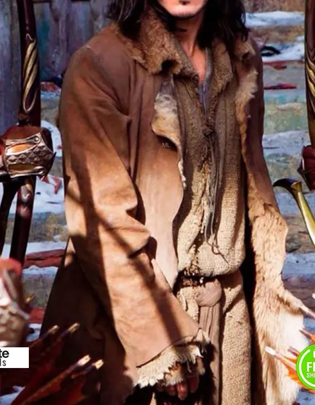 The Hobbit Luke Evans Bard The Bowman Costume Coat