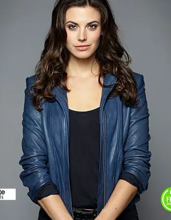 Intelligence Meghan Ory (Riley O'Neil) Blue Jacket