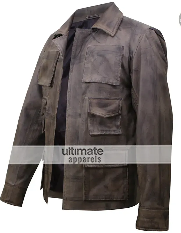Mortal Kombat X Jason Voorhees Distressed Leather Jacket Mortal Kombat X Jason Voorhees Distressed Leather Jacket