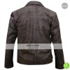 Mortal Kombat X Jason Voorhees Distressed Leather Jacket