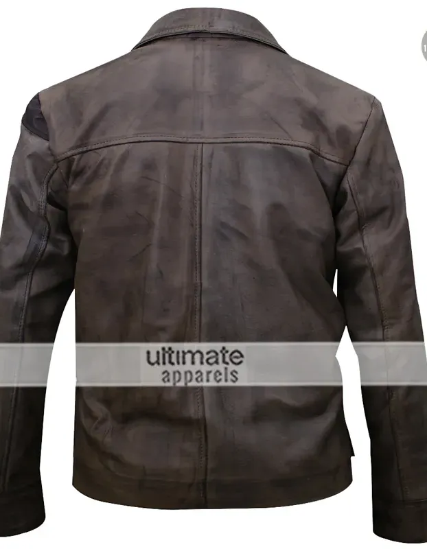 Mortal Kombat X Jason Voorhees Distressed Leather Jacket Mortal Kombat X Jason Voorhees Distressed Leather Jacket