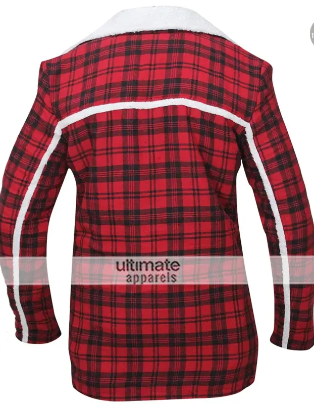 Deadpool Ryan Reynolds Wade Wilson Red Shearling Jacket Deadpool Ryan Reynolds Wade Wilson Red Shearling Jacket