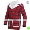 Deadpool Ryan Reynolds Wade Wilson Red Shearling Jacket Deadpool Ryan Reynolds Wade Wilson Red Shearling Jacket