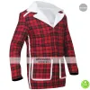 Deadpool Ryan Reynolds Wade Wilson Red Shearling Jacket Deadpool Ryan Reynolds Wade Wilson Red Shearling Jacket