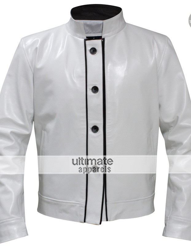 Hangover Ken Jeong Chow White Leather Jacket
