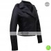 Valentino Designer Biker Black Leather Jacket