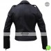 Valentino Designer Biker Black Leather Jacket
