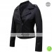 Valentino Designer Biker Black Leather Jacket