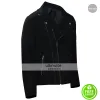 Baby Driver Jon Hamm Buddy Black Leather Jacket Baby Driver Jon Hamm Buddy Black Leather Jacket