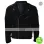 Baby Driver Jon Hamm Buddy Black Leather Jacket