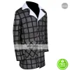 Django Unchained Jamie Foxx Fur Leather Coat