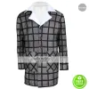 Django Unchained Jamie Foxx Fur Leather Coat