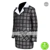 Django Unchained Jamie Foxx Fur Leather Coat