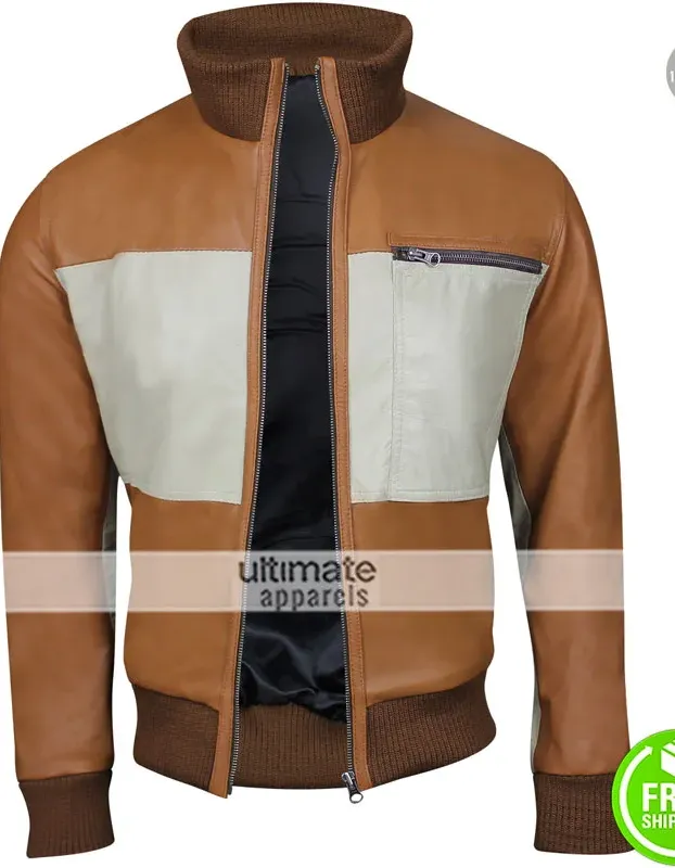Ken Jeong The Hangover Mr Chow Bomber Leather Jacket