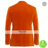 Kingsman The Golden Circle Taron Egerton Orange Velvet Tuxedo