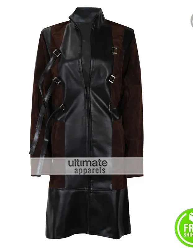 Zoe Saldana Guardians of the Galaxy Vol 2 Gamora Leather Costume Coat Zoe Saldana Guardians of the Galaxy Vol 2 Gamora Leather Costume Coat