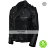 Walking Dead Season 6 Dean Morgan Black Leather Jacket