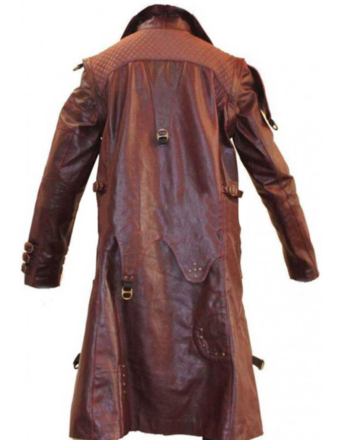 Guardians Of The Galaxy Vol 2 Michael Rooker Yondu Costume Leather Coat
