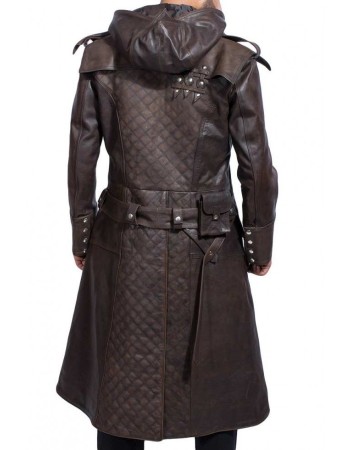 Assassin's Creed Syndicate Jacob Frye Brown Leather Trench Coat Assassin's Creed Syndicate Jacob Frye Brown Leather Trench Coat