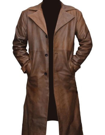 Batman v Superman Dawn of Justice Nightmare Brown Leather Coat