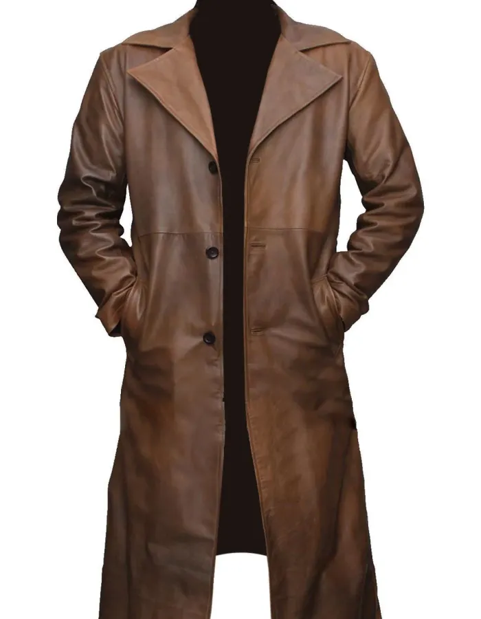 Batman v Superman Dawn of Justice Nightmare Brown Leather Coat Batman v Superman Dawn of Justice Nightmare Brown Leather Coat