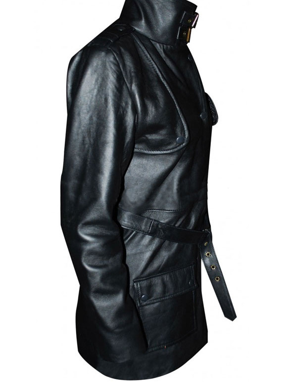 Chicago P.D Erin Lindsay Black Leather Coat